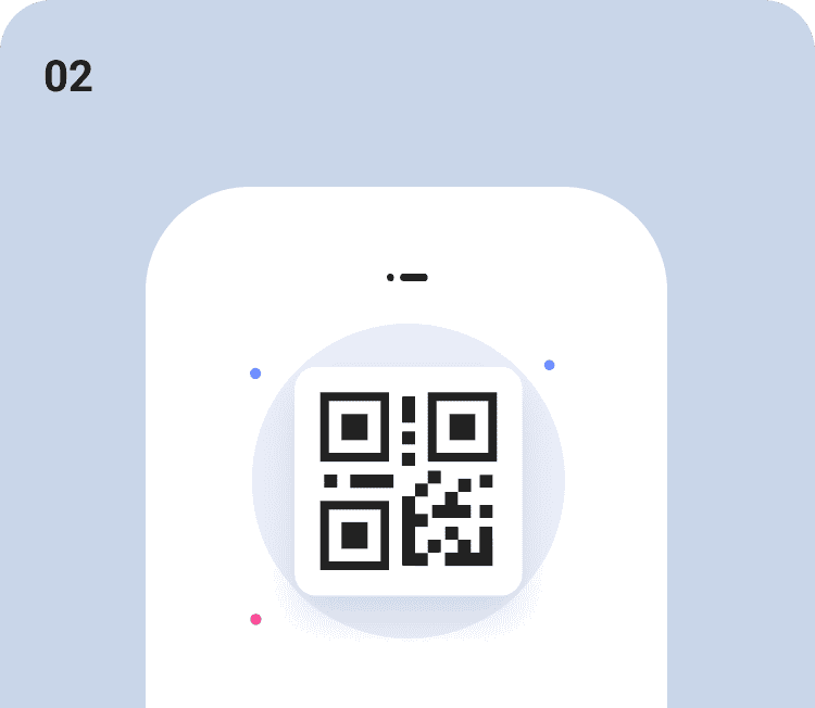 Bước 2 quét mã QR để cài đặt eSIM